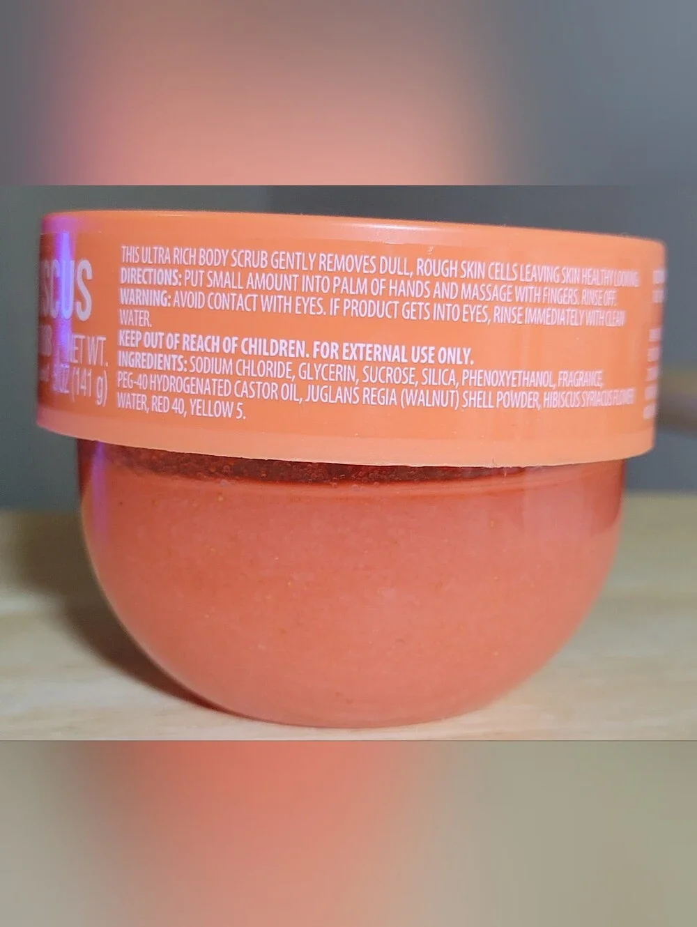 SPA Luxury Brazilian Hibiscus Exfoliating Sugar Scrub (Black Amber & Plum Scent)